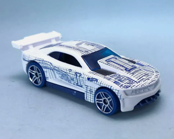Hot Wheels 2023 #036/250 Custom '11 Camaro, NEW/LOOSE, white