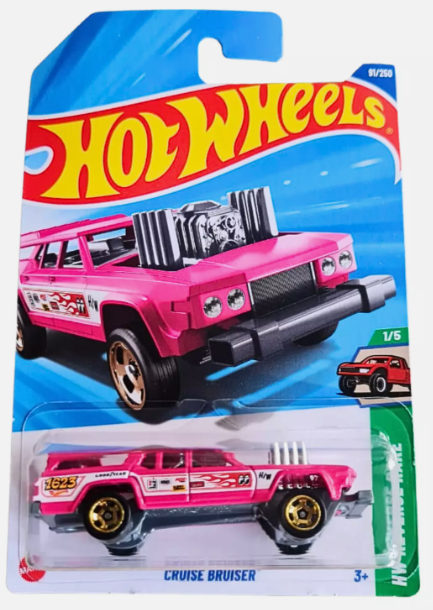 Hot Wheels 2025 #091/250 Cruise Bruiser, pink