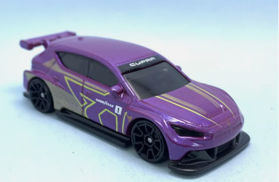 Hot Wheels 2025 #072/250 Cupra e-Racer, NEW/LOOSE, purple