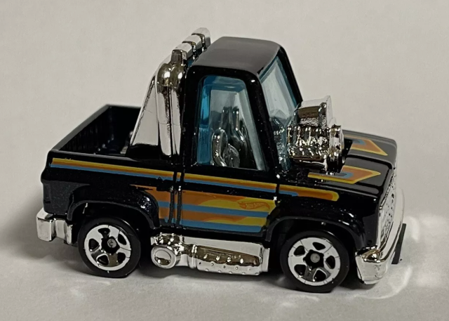 Hot Wheels 2023 #093/250 Toon'd '83 Chevy Silverado, NEW/LOOSE, dark blue