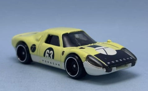 Hot Wheels 2025 #100/250 Porsche 904 Carrera GTS, PREOWNED/LOOSE, light yellow