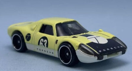 Hot Wheels 2025 #100/250 Porsche 904 Carrera GTS, PREOWNED/LOOSE, light yellow