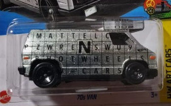 Hot Wheels 2023 #016/250 "Walmart Exclusive" 70s Van, NEW/LOOSE, ZAMAC