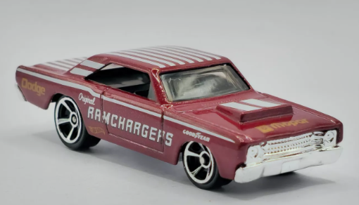 Hot Wheels 2024 #142/250 '68 Dodge Dart, NEW/LOOSE, dark red