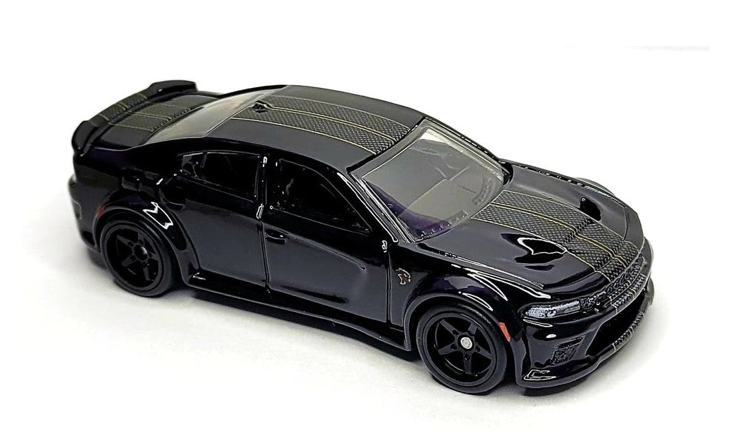 Hot Wheels 2021 Fast & Furious: Furious Fleet '20 Dodge Charger Hellcat, NEW/LOOSE, black w/pinstripes