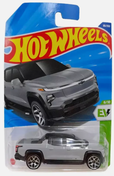 Hot Wheels 2025 #086/250 Silverado EV RST, grey