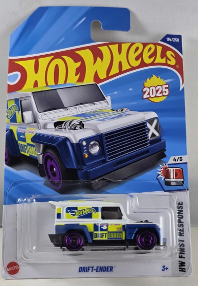Hot Wheels 2025 #114/250 Drift-ender, white