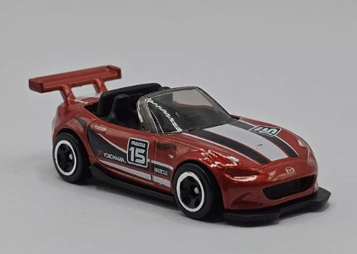 Hot Wheels 2025 #080/250 '15 Mazda MX-5 Miata, NEW/LOOSE, red