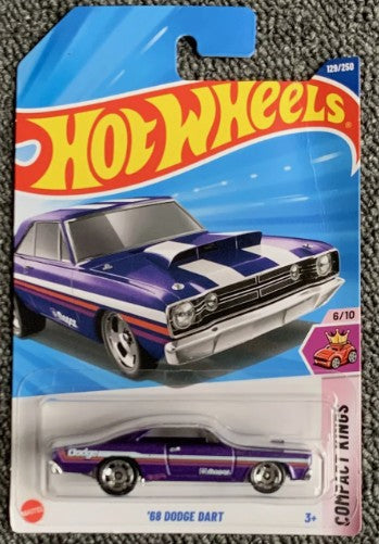 Hot Wheels 2025 #129/250 '68 Dodge Dart, purple