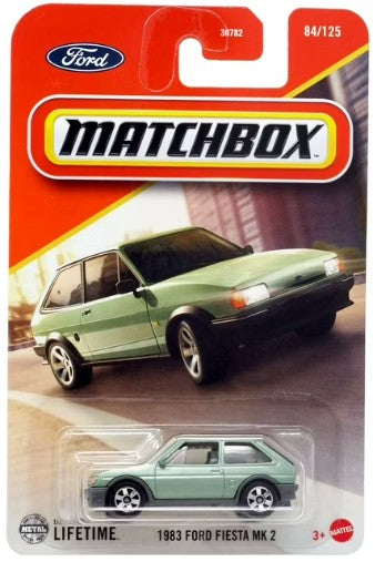 Matchbox 2025 #084/125 1983 Ford Fiesta Mk2, light green