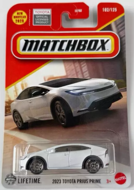 Matchbox 2025 #102/125 2023 Prius Prime, white