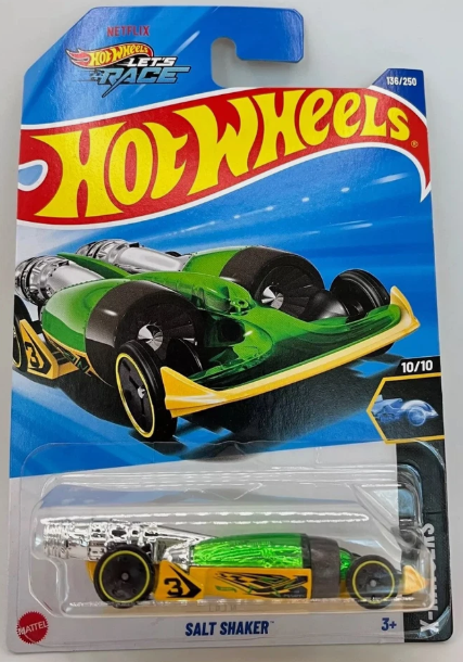 Hot Wheels 2025 #136/250 Salt Shaker, green