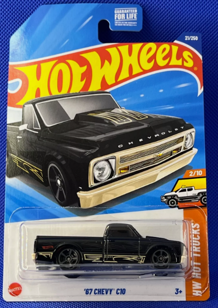Hot Wheels 2025 #021/250 '67 Chevy C10, black