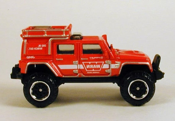 Matchbox 2023 #042/100 Jeep Wrangler Superlift, NEW/LOOSE, red