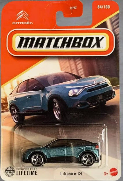 Matchbox 2024 #084/100 Citroen e-C4, blue