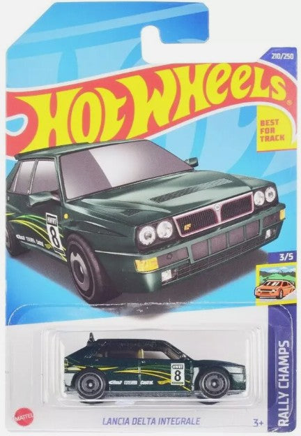 Hot Wheels 2022 #210/250 Lancia Delta Integrale, dark green