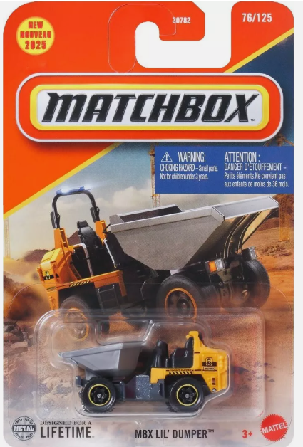 Matchbox 2025 #076/125 MBX Lil' Dumper, yellow