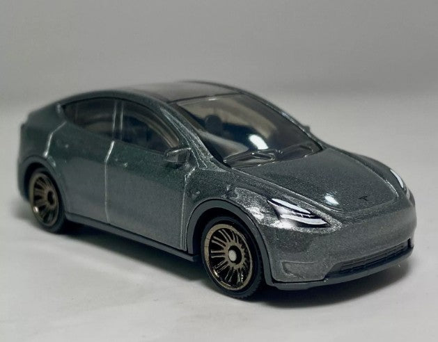 Matchbox Multipack Exclusive, Tesla Model Y, NEW/LOOSE, metalflake grey