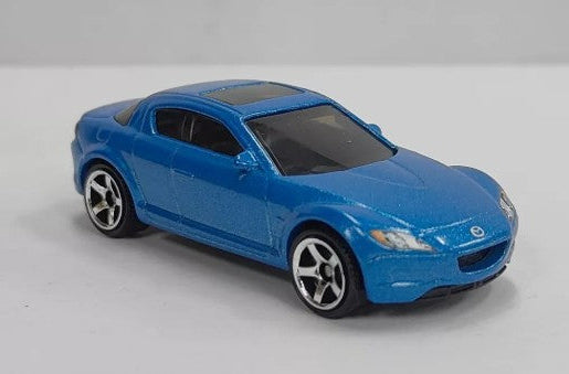Matchbox 2025 #010/125, 2004 Mazda RX-8, NEW/LOOSE, blue