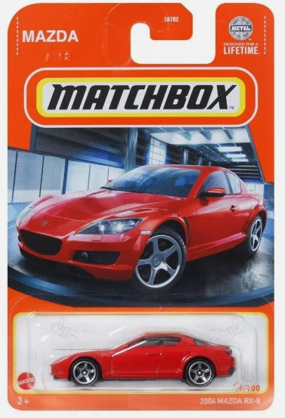 Matchbox 2023 #049/100 2004 Mazda RX-8, red