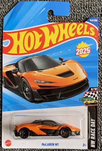 Hot Wheels 2025 #142/250 McLaren W1, orange