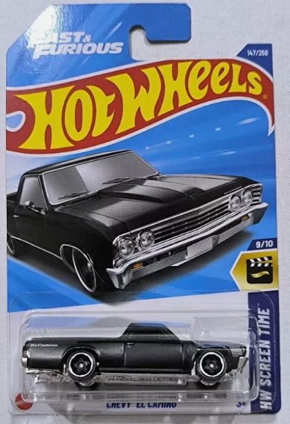 Hot Wheels 2025 #147/250 Chevy El Camino, black