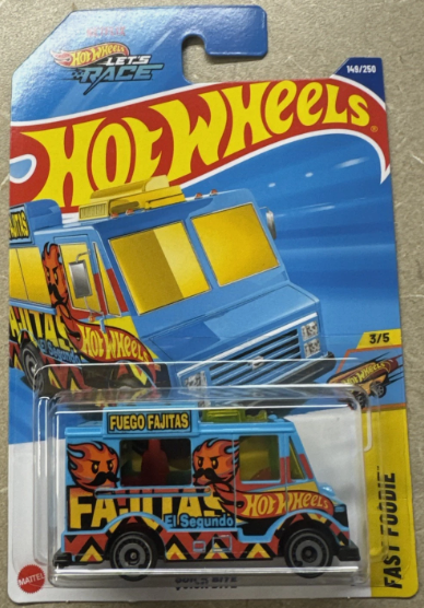 Hot Wheels 2025 #149/250 Quick Bite, light blue