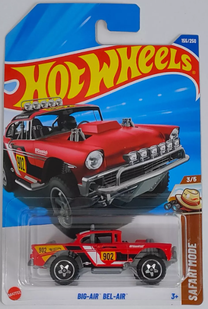 Hot Wheels 2025 #155/250 Big-Air Bel-Air, red