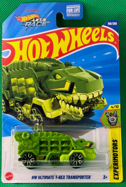 Hot Wheels 2025 #156/250 HW Ultimate T-Rex Transporter, green