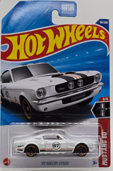Hot Wheels 2025 #161/250 '67 Shelby GT500, white