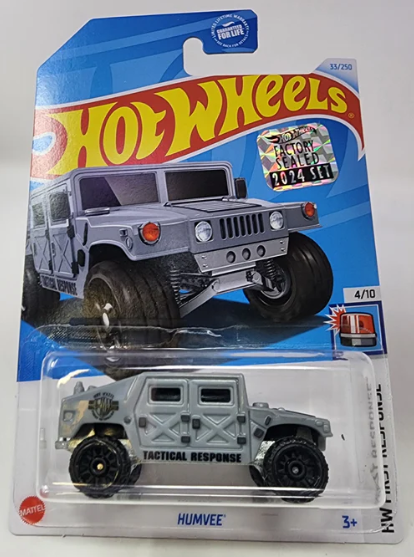 Hot Wheels 2024 #033/250 Humvee, grey