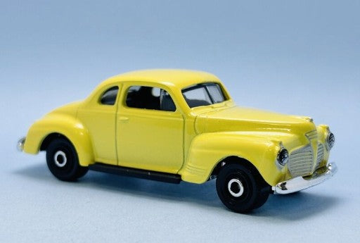 Matchbox 2024 #008/100 1941 Plymouth Coupe, NEW/LOOSE, yellow