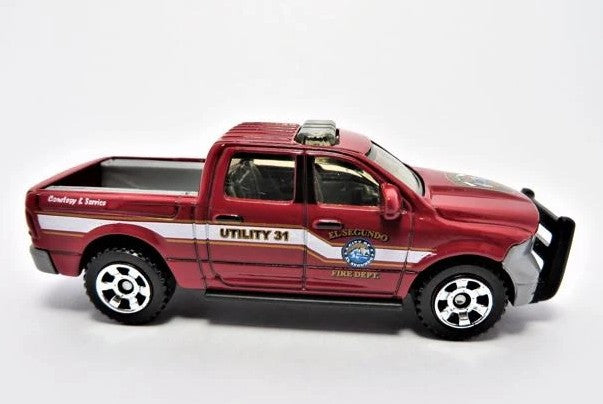 Matchbox Multipack Pull, 2015 Ram1500, NEW/LOOSE, red