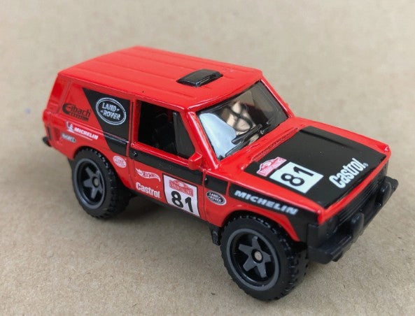 Hot Wheels 2021 #245/250 Range Rover Classic, NEW/LOOSE, red