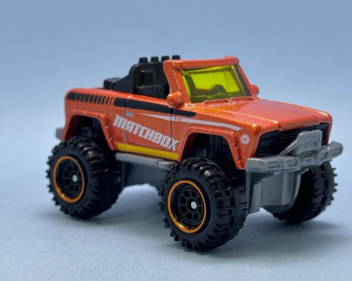 Matchbox 2025 #093/125 MBX Field Car Convertible, NEW/LOOSE, orange