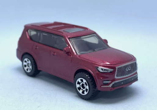 Matchbox 2025 #054/125 2022 Infiniti QX80, NEW/LOOSE, dark red