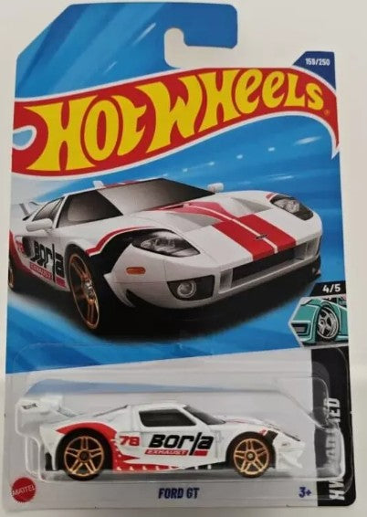 Hot Wheels 2025 #159/250 Ford GT, white