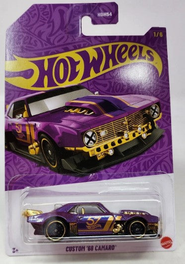 Hot Wheels 2025 57th Anniversary mix B, 1/6 Custom '68 Camaro