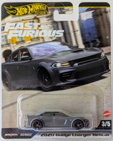 Hot Wheels Premium 2025 Fast & Furious 3/5 2020 Dodge Charger Hellcat