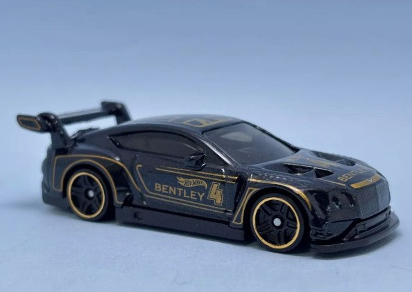 Hot Wheels 2025 #162/250 2018 Bentley Continental GT3, NEW/LOOSE, black