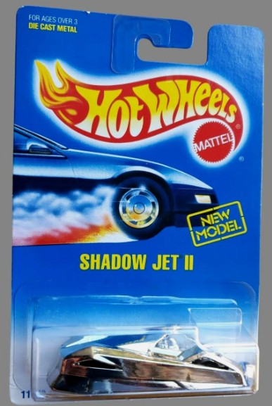 Hot Wheels 1994 #246 Shadow Jet II, chrome