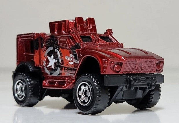 Matchbox Multipack Exclusive, Oshkosh M-ATV, NEW/LOOSE, dark red