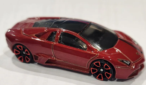 Hot Wheels 2023 #224/250 Lamborghini Reventón, NEW/LOOSE, metalflake red