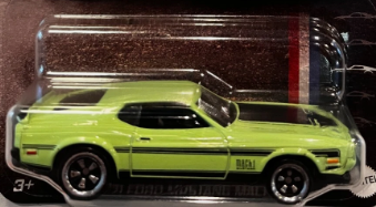 Hot Wheels 2024 Mustang 50 Years 3/5, '71 Ford Mustang Mach 1, NEW/LOOSE, green