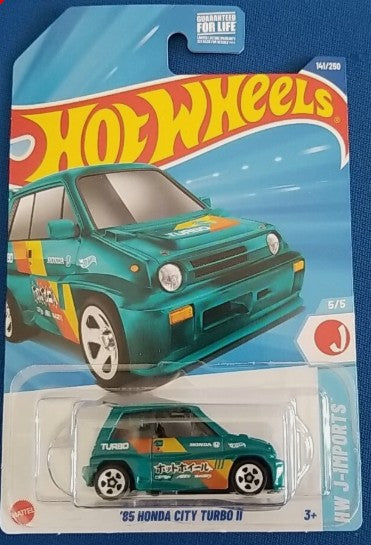 Hot Wheels 2025 #141/250 '85 Honda City Turbo II, TREASURE HUNT, teal