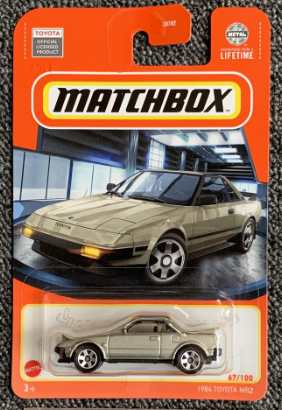 Matchbox 2024 #067/100 1984 Toyota MR2, champagne