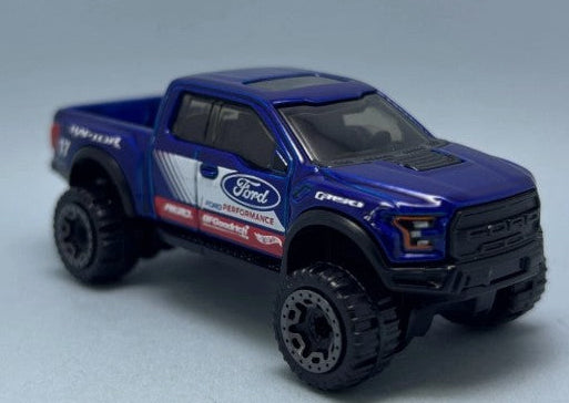 Hot Wheels 2025 #178/250 '17 Ford F-150 Raptor, NEW/LOOSE, blue