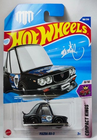 Hot Wheels 2025 #196/250 Mazda RX-3 (Tooned), black