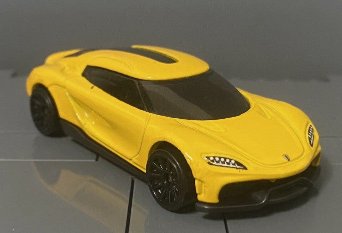 Hot Wheels 2023 #188/250 Koenigsegg Gemera, NEW/LOOSE, egg yolk
