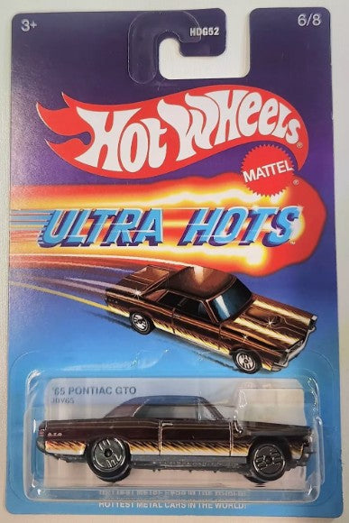 Hot Wheels 2025 Ultra Hots Mix A 6/8, '65 Pontiac GTO, spectraflame root beer